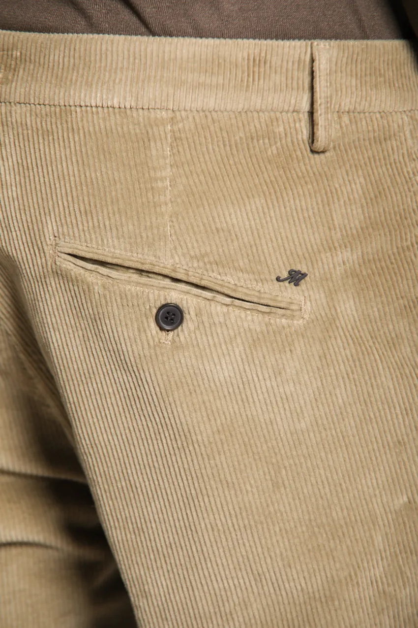 Osaka men's chino pants in 500-line corduroy carrot fit sold by Mason's product image thumbnail 2
