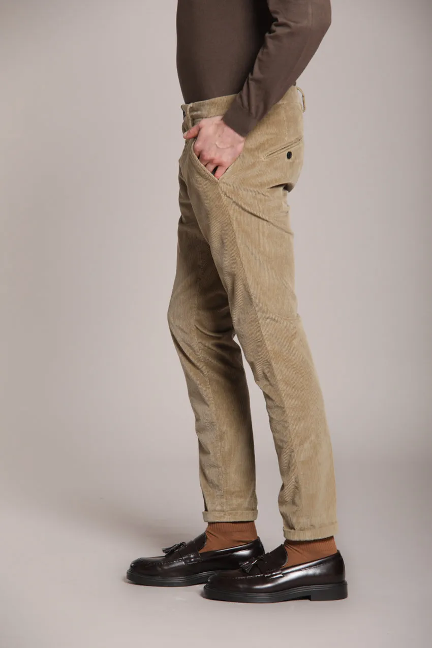 Osaka men's chino pants in 500-line corduroy carrot fit sold by Mason's product image thumbnail 4