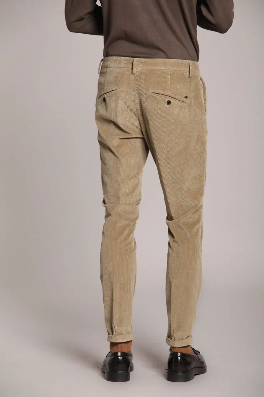 Osaka men's chino pants in 500-line corduroy carrot fit sold by Mason's product image thumbnail 5