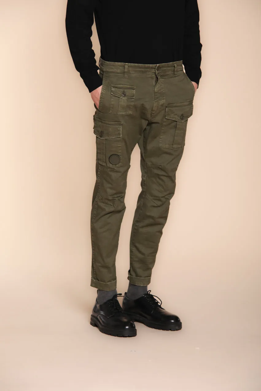 George Coolpocket men's cargo trousers in gabardine logo edition carrot fit ①
sold by Mason's