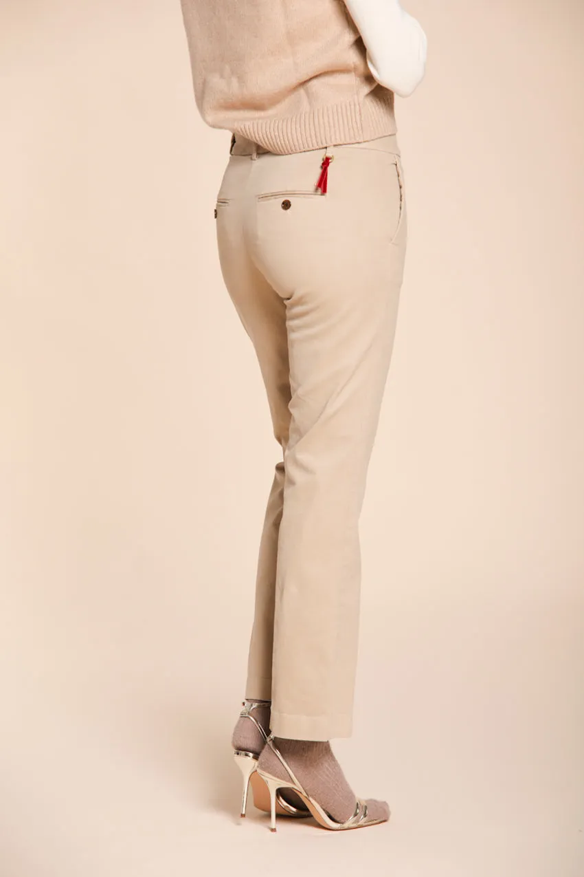 New York Trumpet women’s chino trousers in gabardine slim fit sold by Mason's product image thumbnail 3