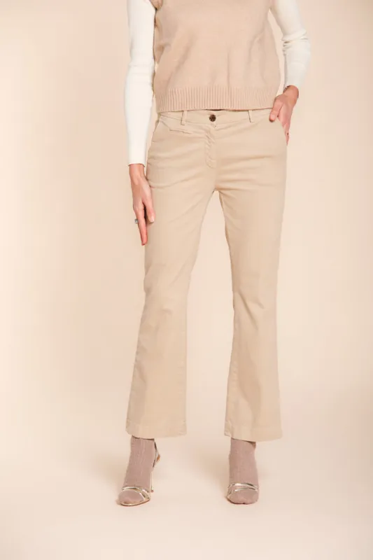 New York Trumpet women’s chino trousers in gabardine slim fit sold by Mason's