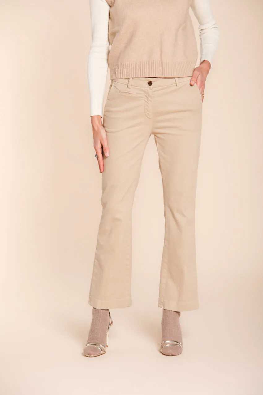 New York Trumpet women’s chino trousers in gabardine slim fit sold by Mason's