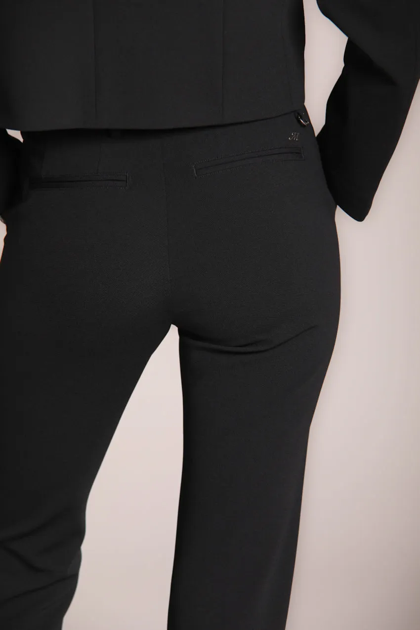 New York Flare women’s chino trousers in piqué jersey slim fit sold by Mason's product image thumbnail 5