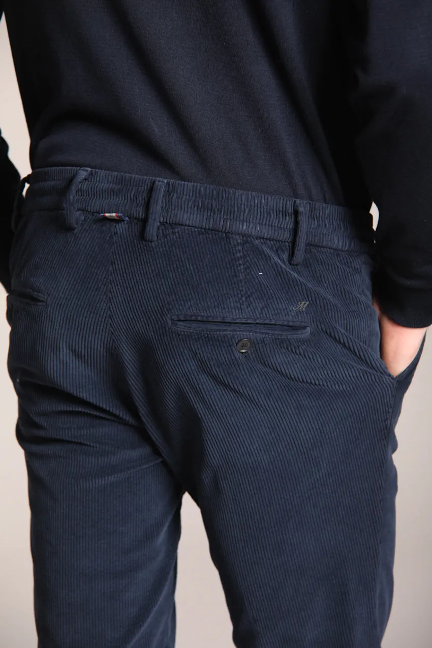 Milano Jogger men's chino pants in 500-line corduroy extra slim fit sold by Mason's product image thumbnail 2