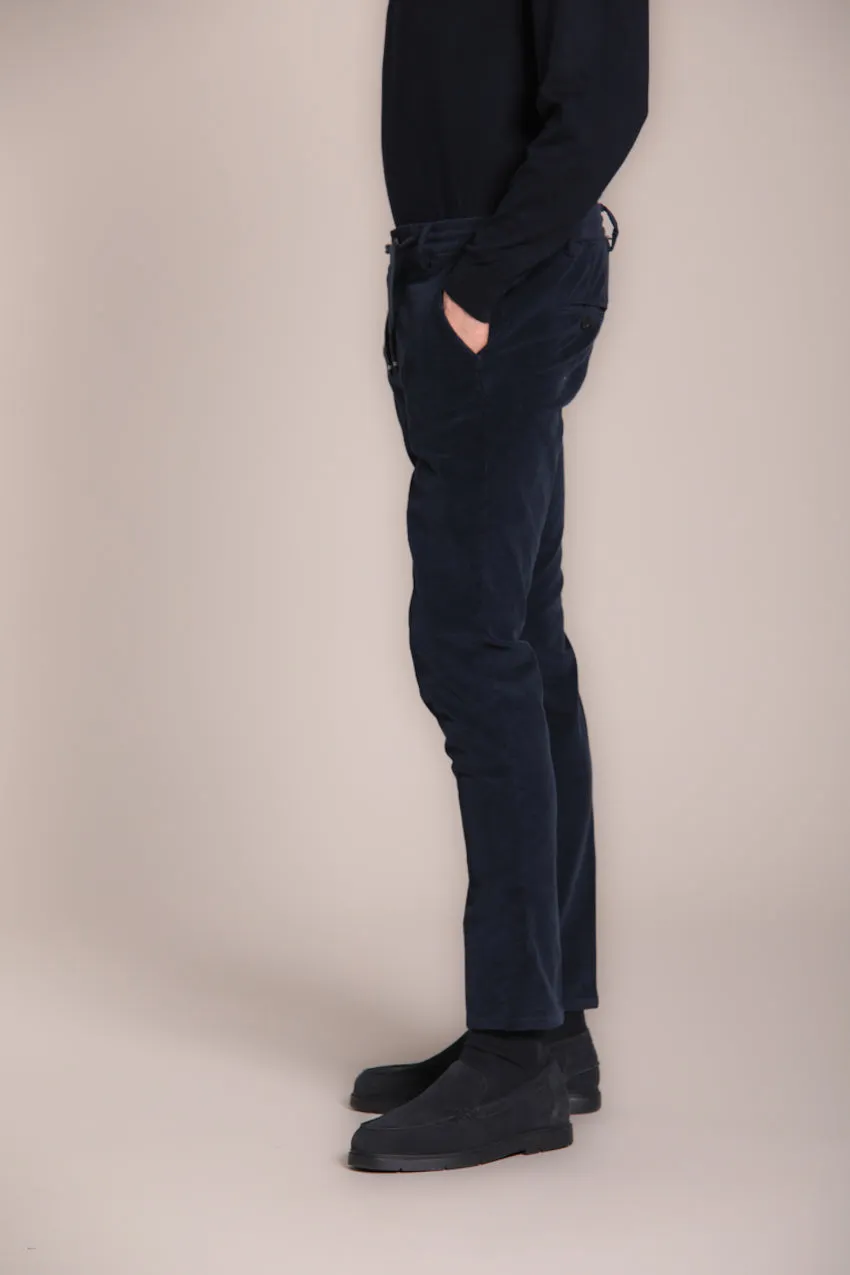 Milano Jogger men's chino pants in 500-line corduroy extra slim fit sold by Mason's product image thumbnail 5