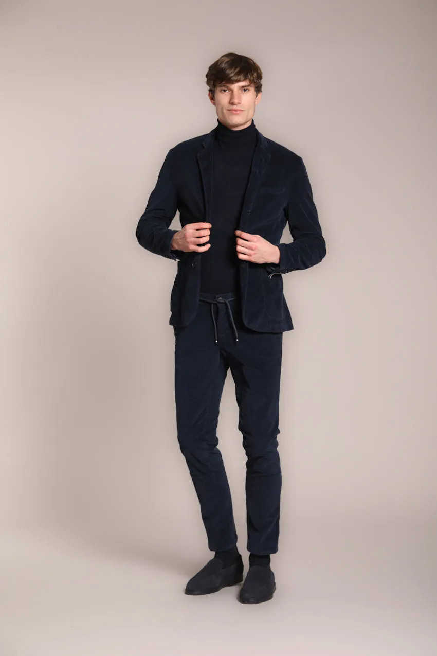Milano Jogger men's chino pants in 500-line corduroy extra slim fit sold by Mason's product image thumbnail 3