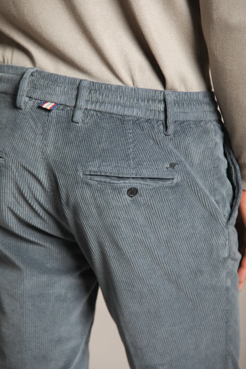 Milano Jogger men's chino pants in 500-line corduroy extra slim fit sold by Mason's product image thumbnail 2