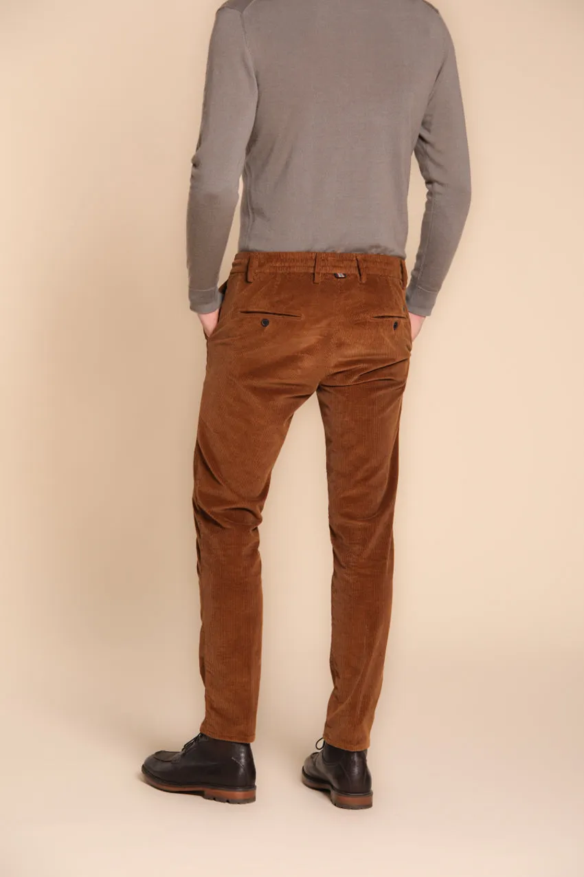 Milano Jogger men's chino pants in 500-line corduroy extra slim fit sold by Mason's product image thumbnail 5