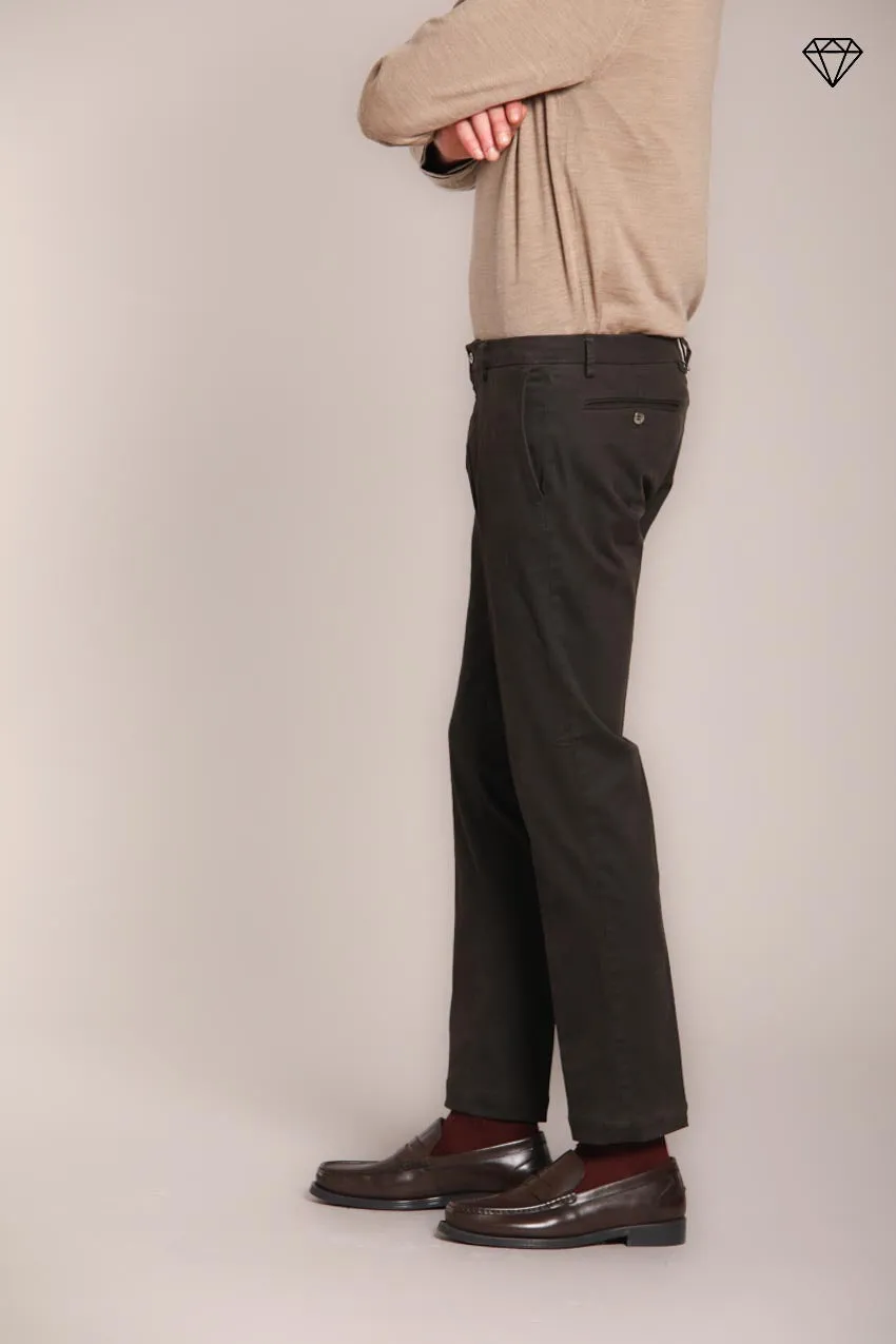 New York men's chino pants in stretch gabardine regular fit ① sold by Mason's product image thumbnail 5