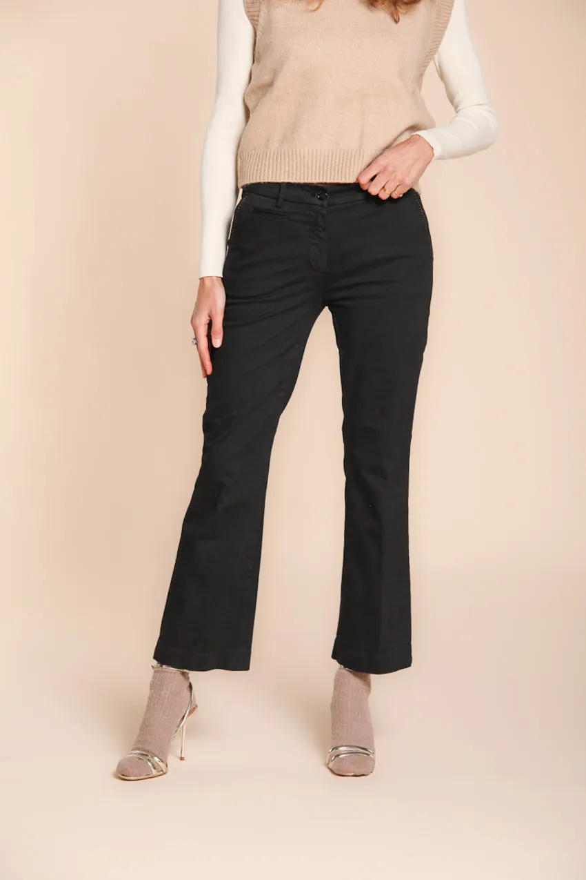 New York Trumpet women’s chino trousers in gabardine slim fit sold by Mason's