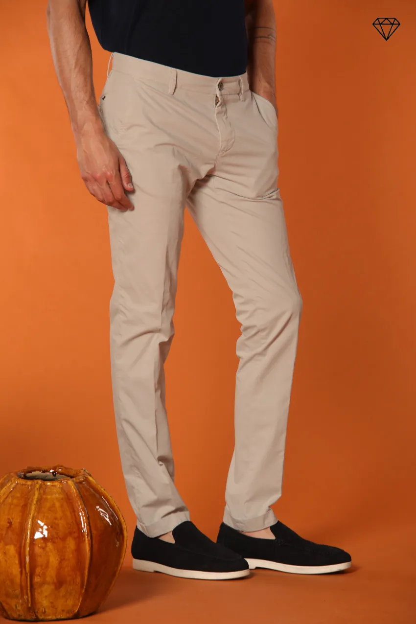 Milano men's chino pants in pima cotton extra slim fit ① sold by Mason's product image thumbnail 3