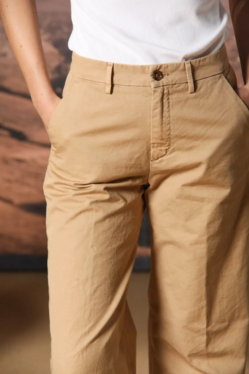 New York Studio women's Chino Pants in cotton twill wide leg sold by Mason's product image thumbnail 3