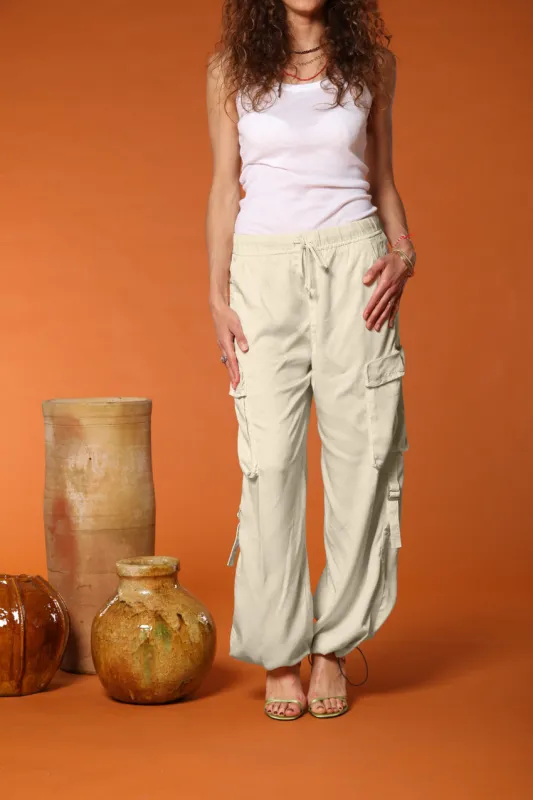 Francis women's Cargo Jogger Pants in modal cotton wide leg sold by Mason's