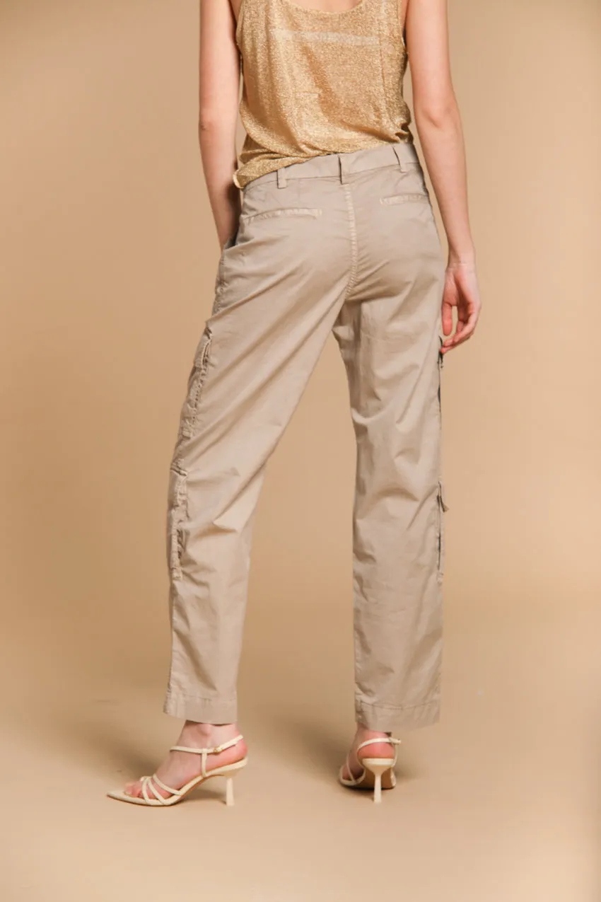Evita Cargo women's cargo pants in stretch gabardine relaxed fit sold by Mason's product image thumbnail 4