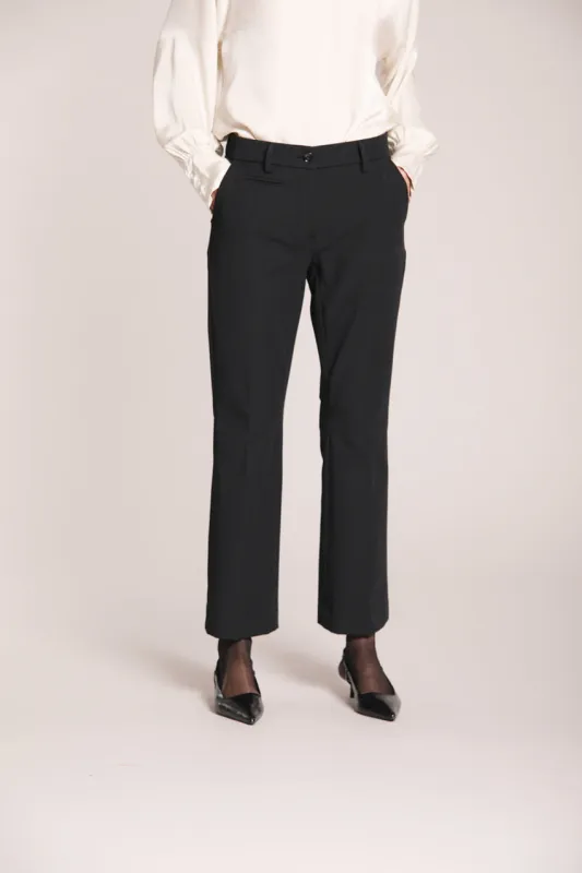 New York Trumpet women’s chino trousers in technical cavallery fabric slim fit sold by Mason's