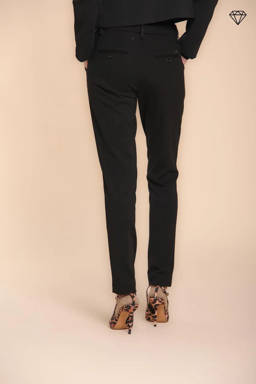 New York Slim women’s chino trousers in technical jersey slim fit ① sold by Mason's product image thumbnail 4