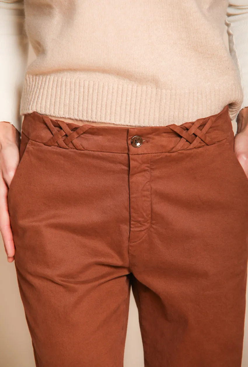 New York Straight women’s chino pants in gabardine straight fit sold by Mason's product image thumbnail 2