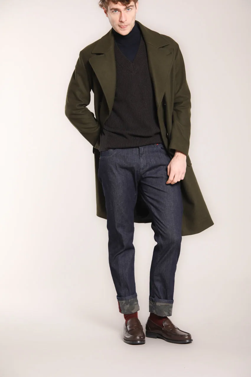 Harris Regular men’s 5-pocket pants in denim regular fit sold by Mason's product image thumbnail 3