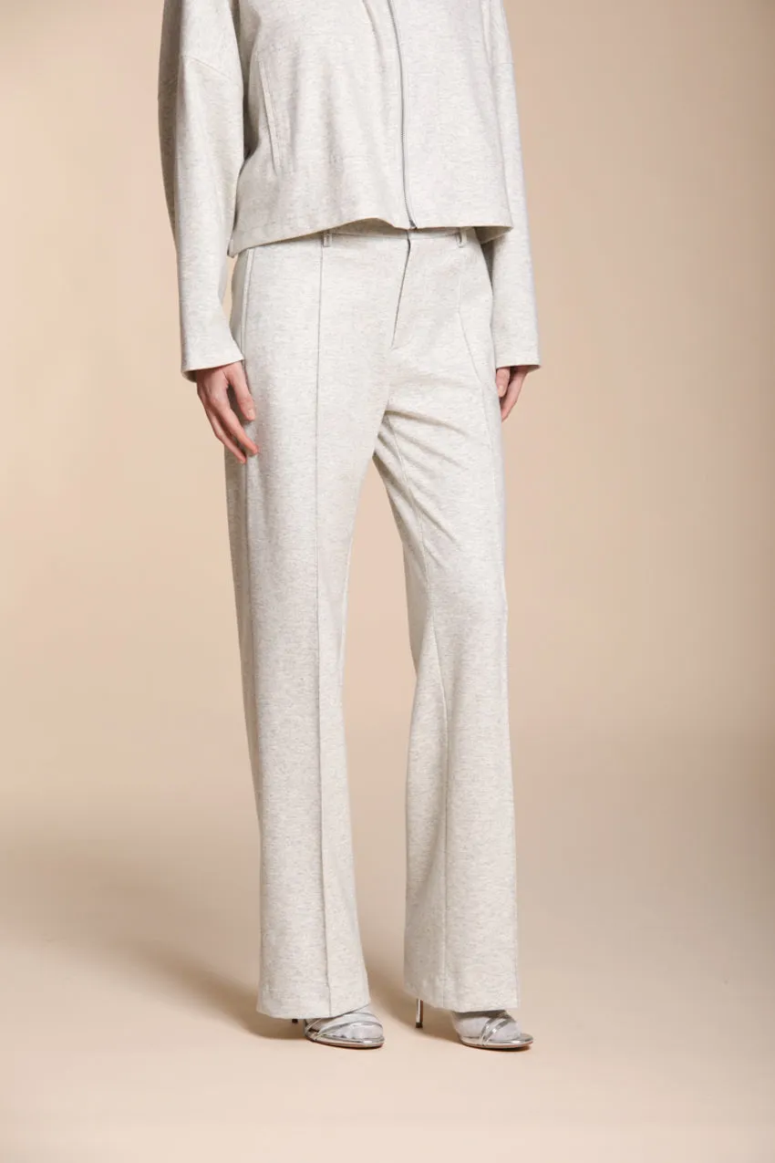 New York Straight women’s chino pants in flannel jersey straight fit sold by Mason's product image thumbnail 4