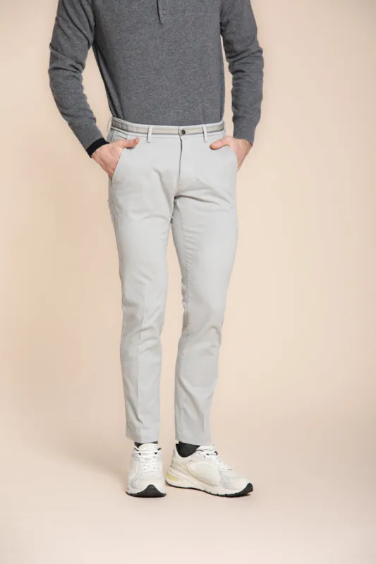 Torino Winter men's chino pants in stretch gabardine slim fit sold by Mason's