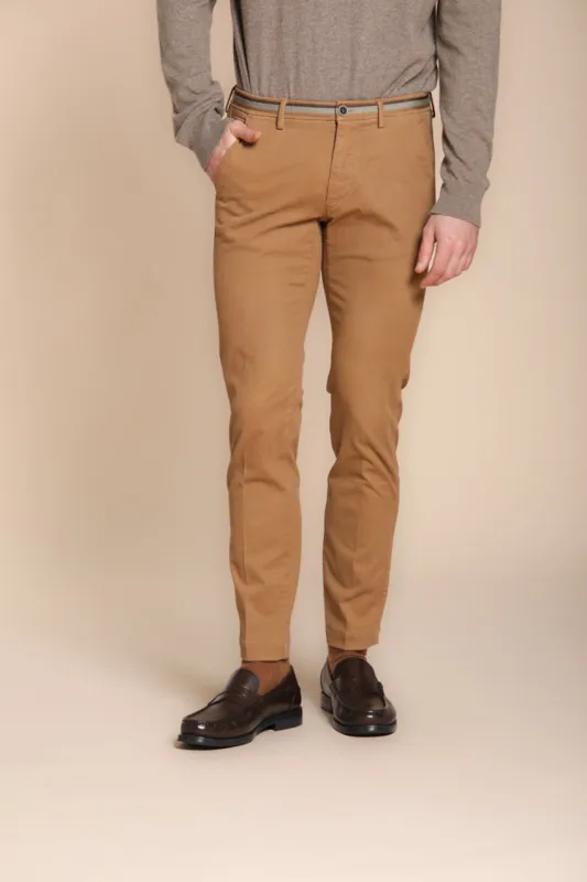 Torino Winter men's chino pants in stretch gabardine slim fit sold by Mason's