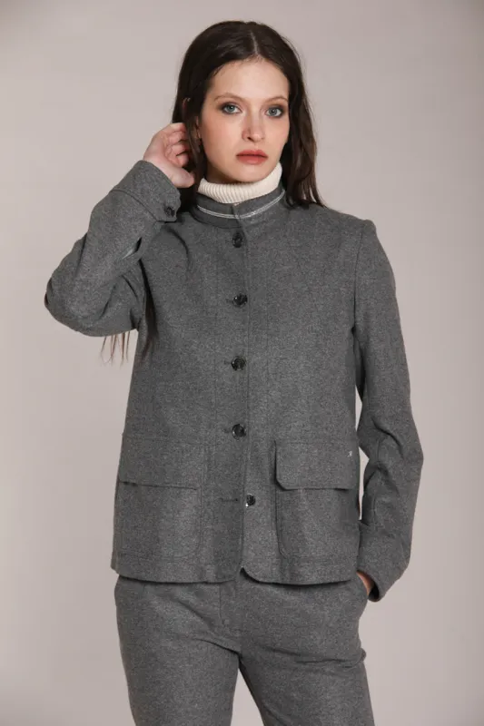 Karen New women’s jacket in flannel jersey sold by Mason's