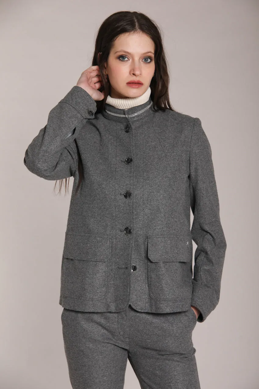 Karen New women’s jacket in flannel jersey sold by Mason's