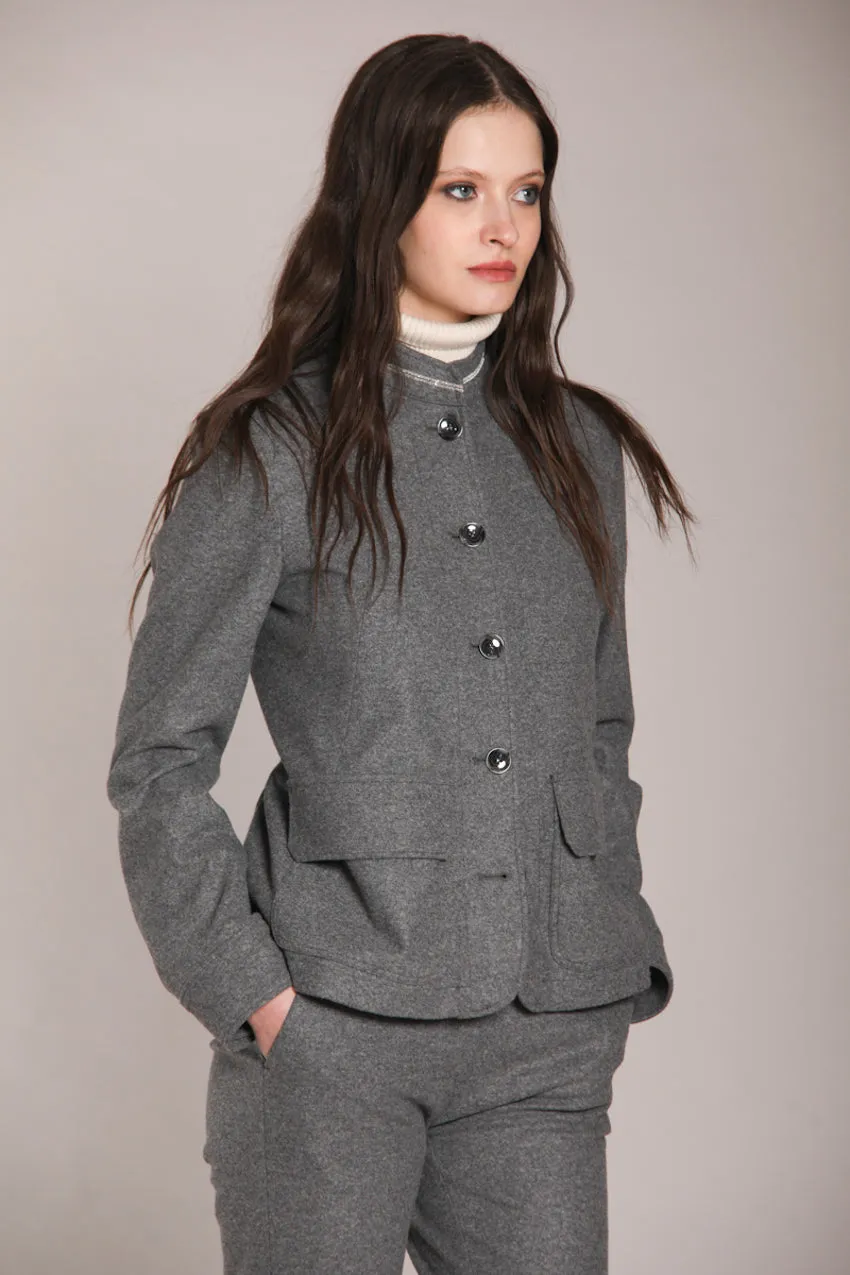 Karen New women’s jacket in flannel jersey sold by Mason's product image thumbnail 3