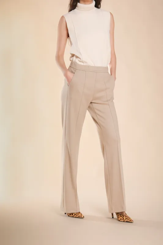Easy Straight women’s chino pants in jersey straight fit sold by Mason's