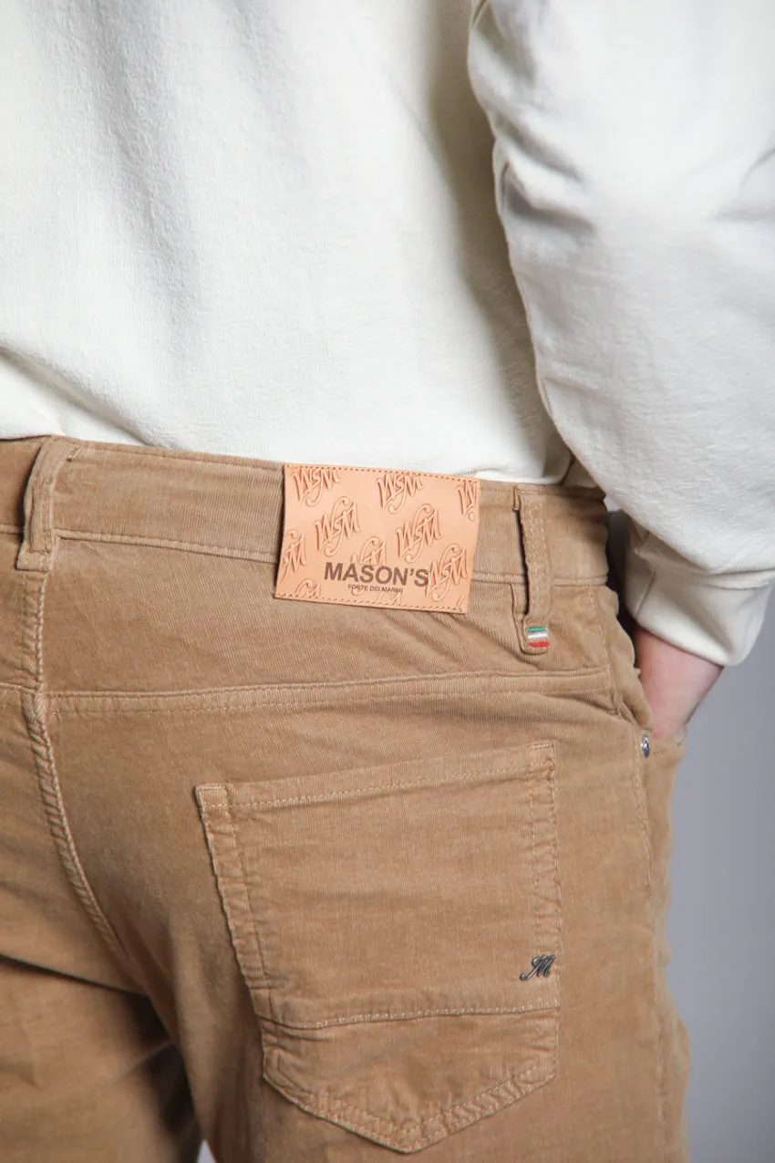 Harris men’s 5-pocket pants in 1000-wale corduroy slim fit sold by Mason's product image thumbnail 2