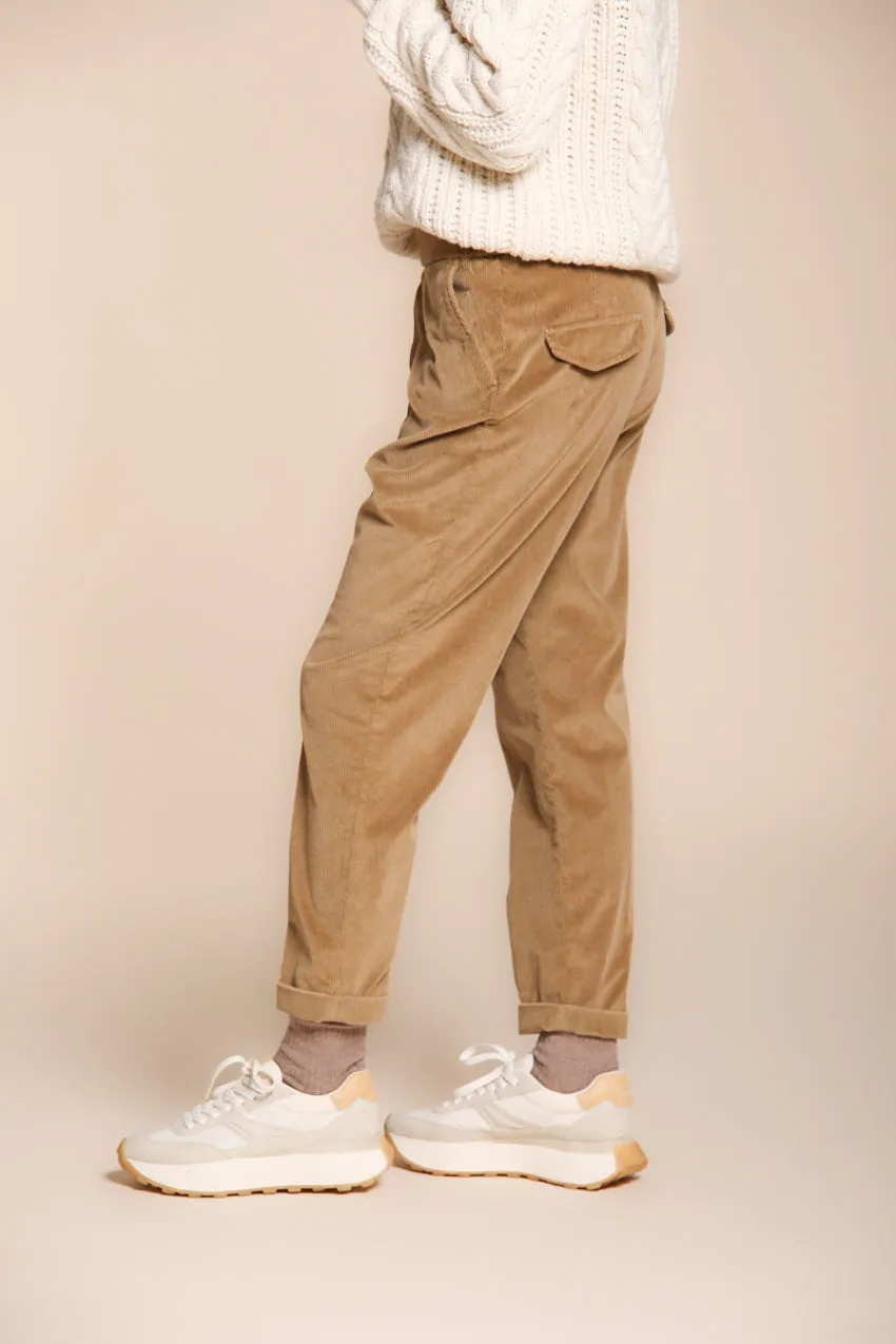 Malibu Jogger City women’s chino trousers in corduroy relaxed fit sold by Mason's product image thumbnail 3