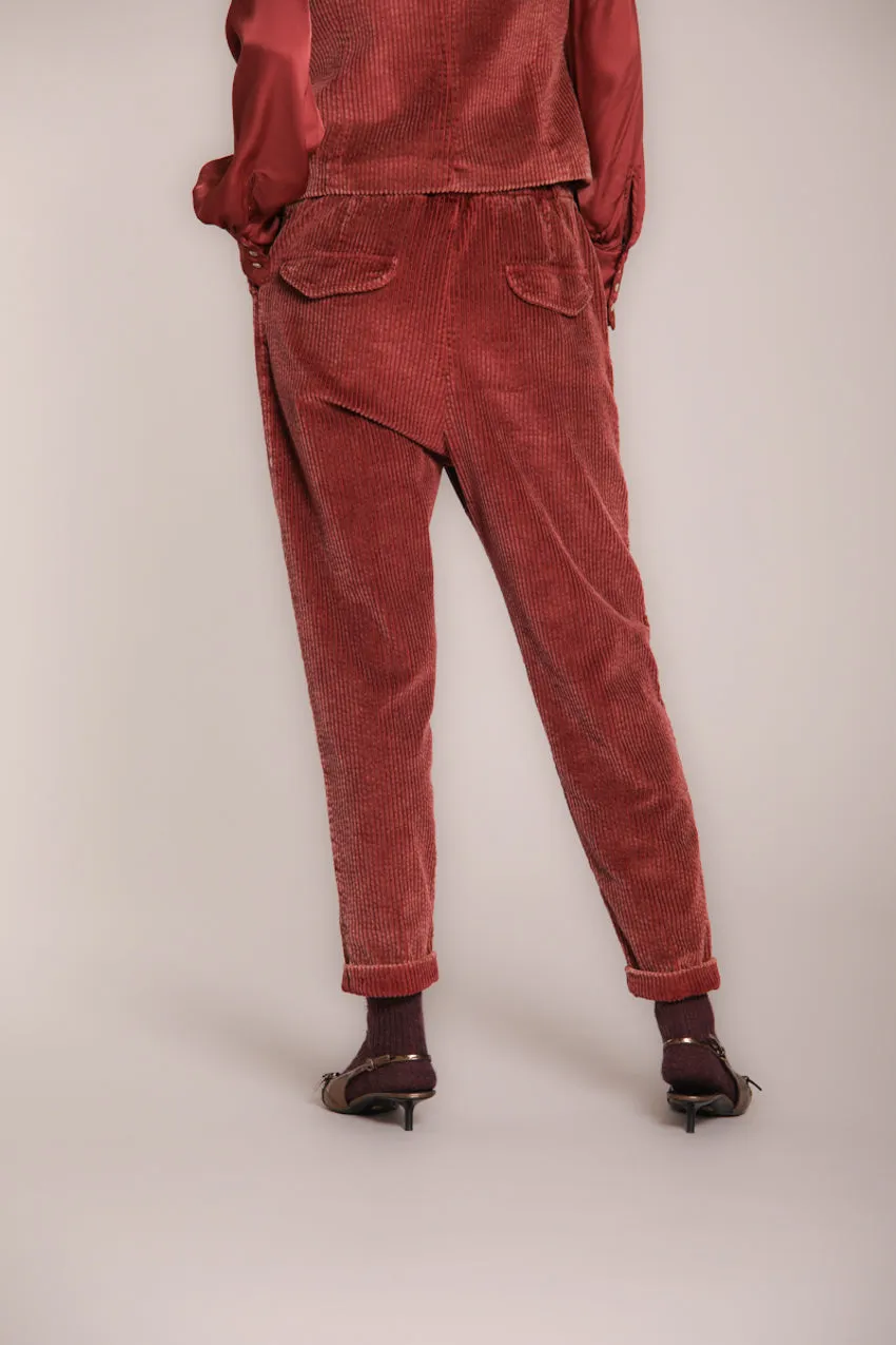 Malibu Jogger City women’s chino trousers in corduroy relaxed fit sold by Mason's product image thumbnail 5