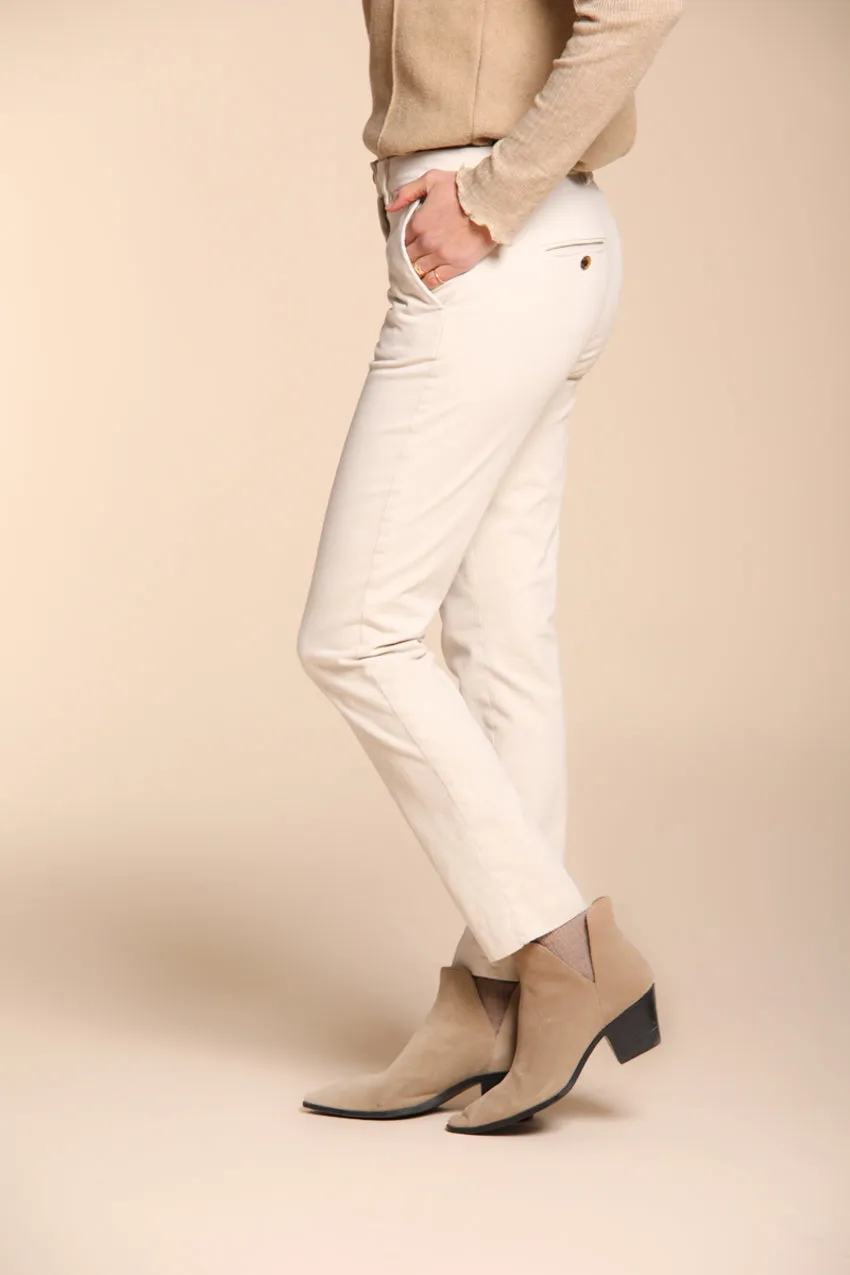 New York Slim women’s chino trousers in satin bistretch slim fit sold by Mason's product image thumbnail 3