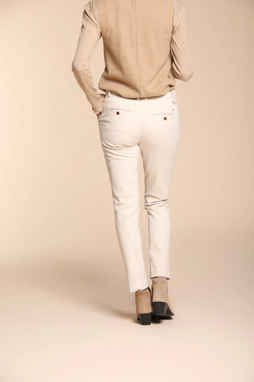 New York Slim women’s chino trousers in satin bistretch slim fit sold by Mason's product image thumbnail 5