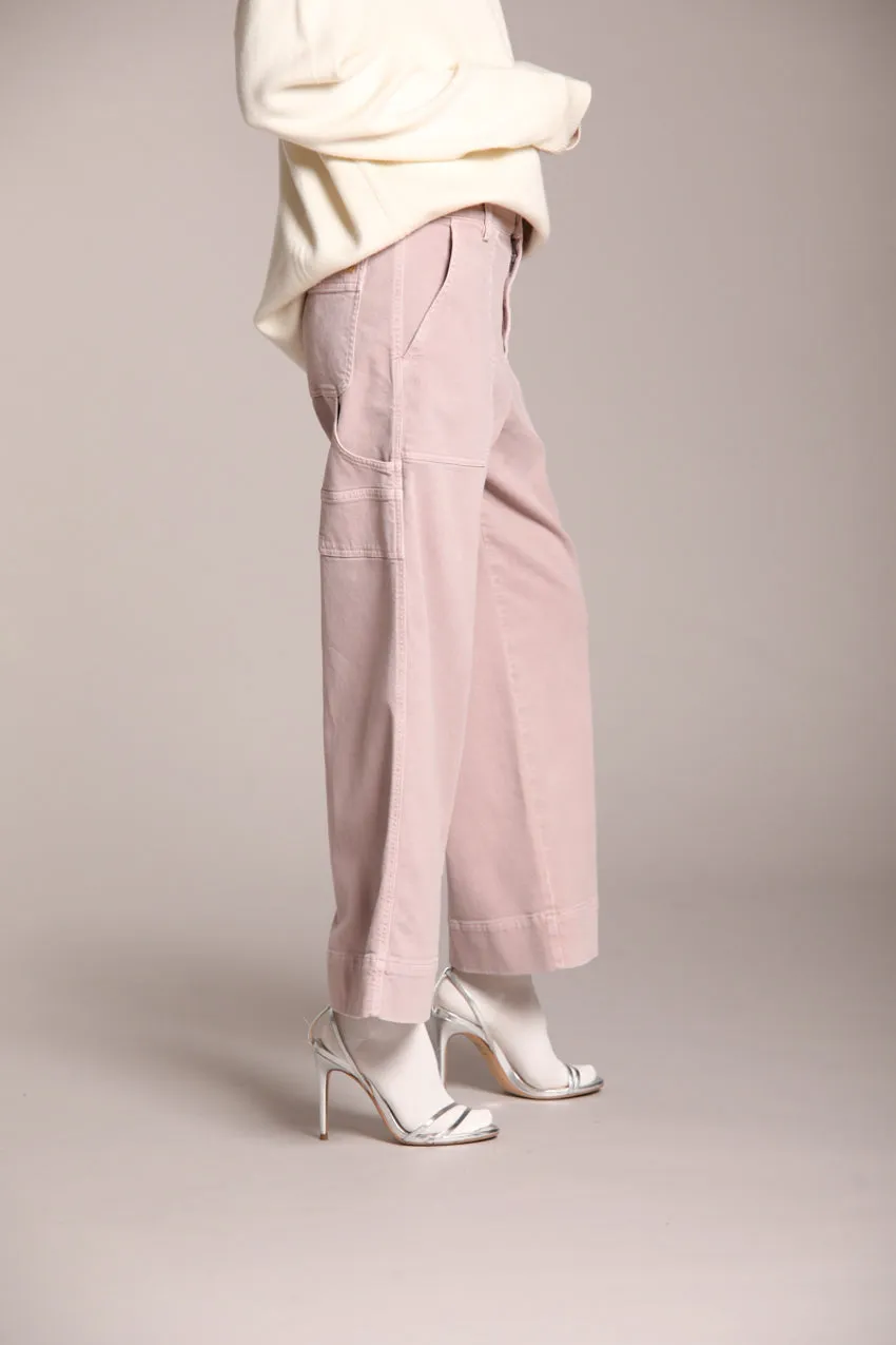Dallas Wide women’s cargo pants in gabardine wide leg sold by Mason's product image thumbnail 3
