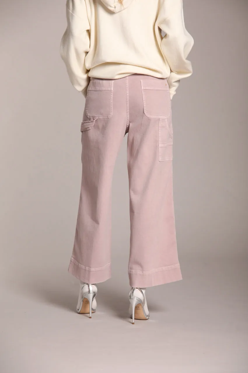 Dallas Wide women’s cargo pants in gabardine wide leg sold by Mason's product image thumbnail 4