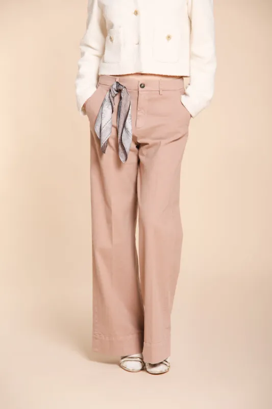 New York Studio women’s chino pants in cotton-wool blend wide leg sold by Mason's