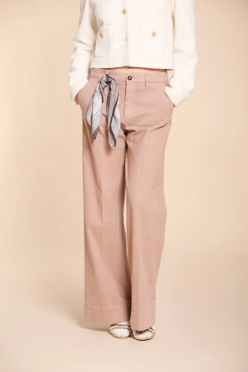 New York Studio women’s chino pants in cotton-wool blend wide leg sold by Mason's