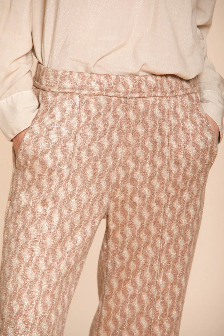 Easy Straight women’s chino pants in jersey with wave print straight fit sold by Mason's product image thumbnail 2