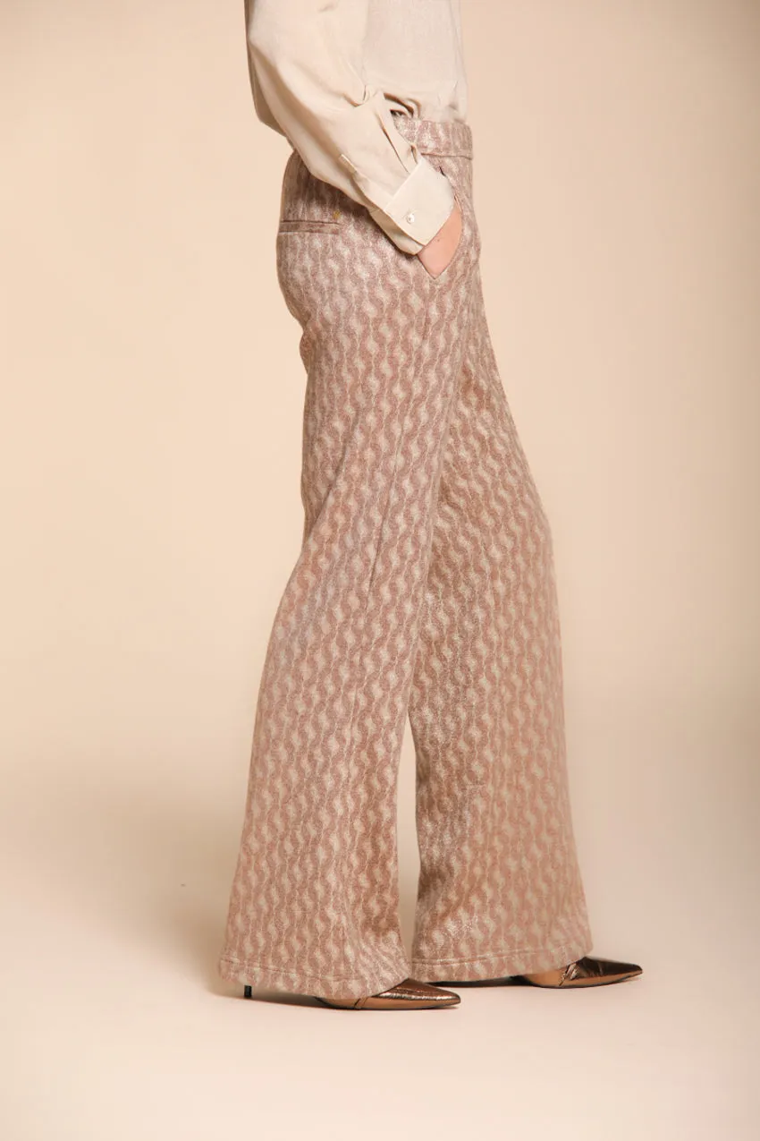 Easy Straight women’s chino pants in jersey with wave print straight fit sold by Mason's product image thumbnail 4