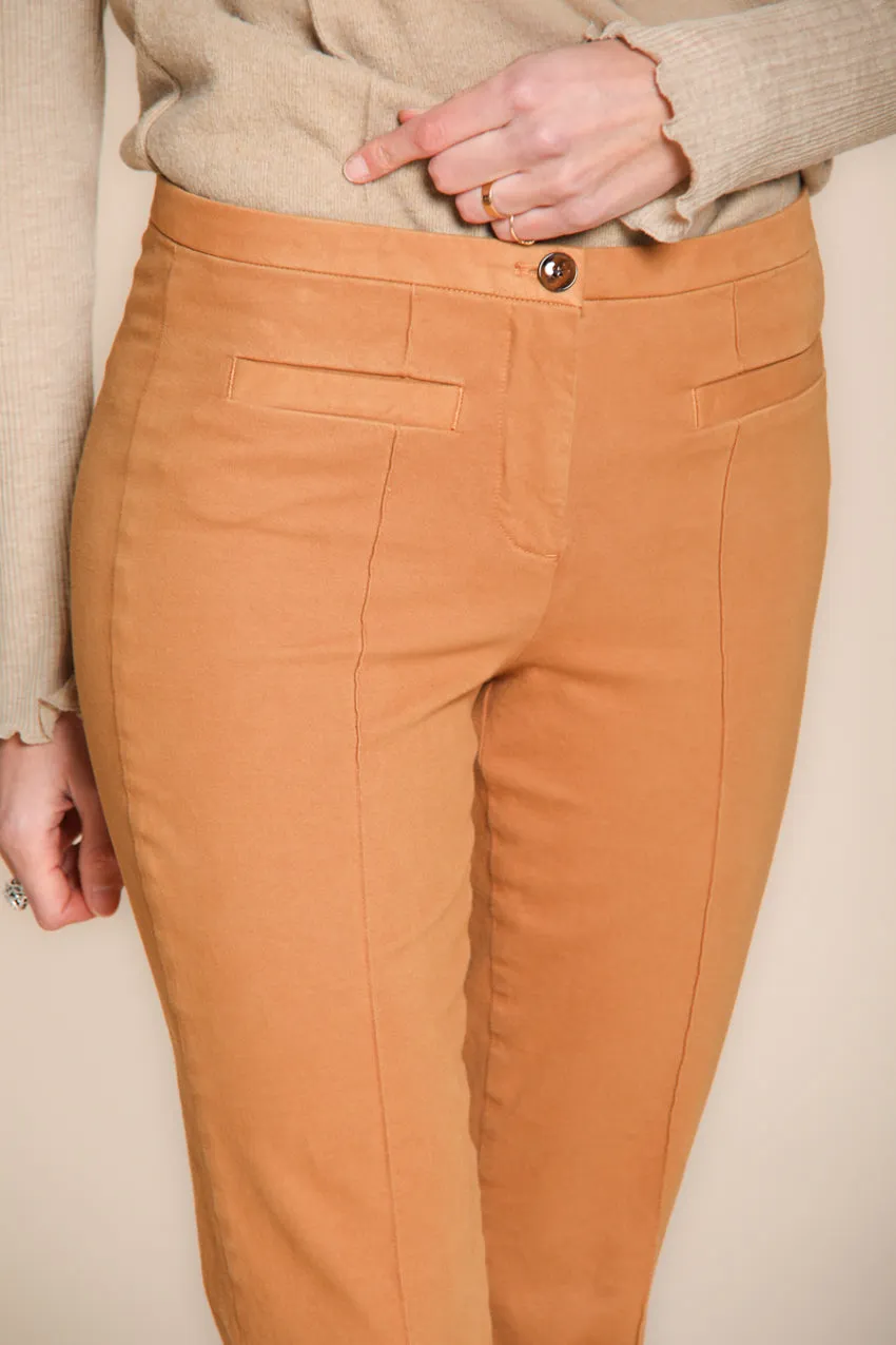 Milano Flare women’s chino trousers in satin slim fit sold by Mason's product image thumbnail 2