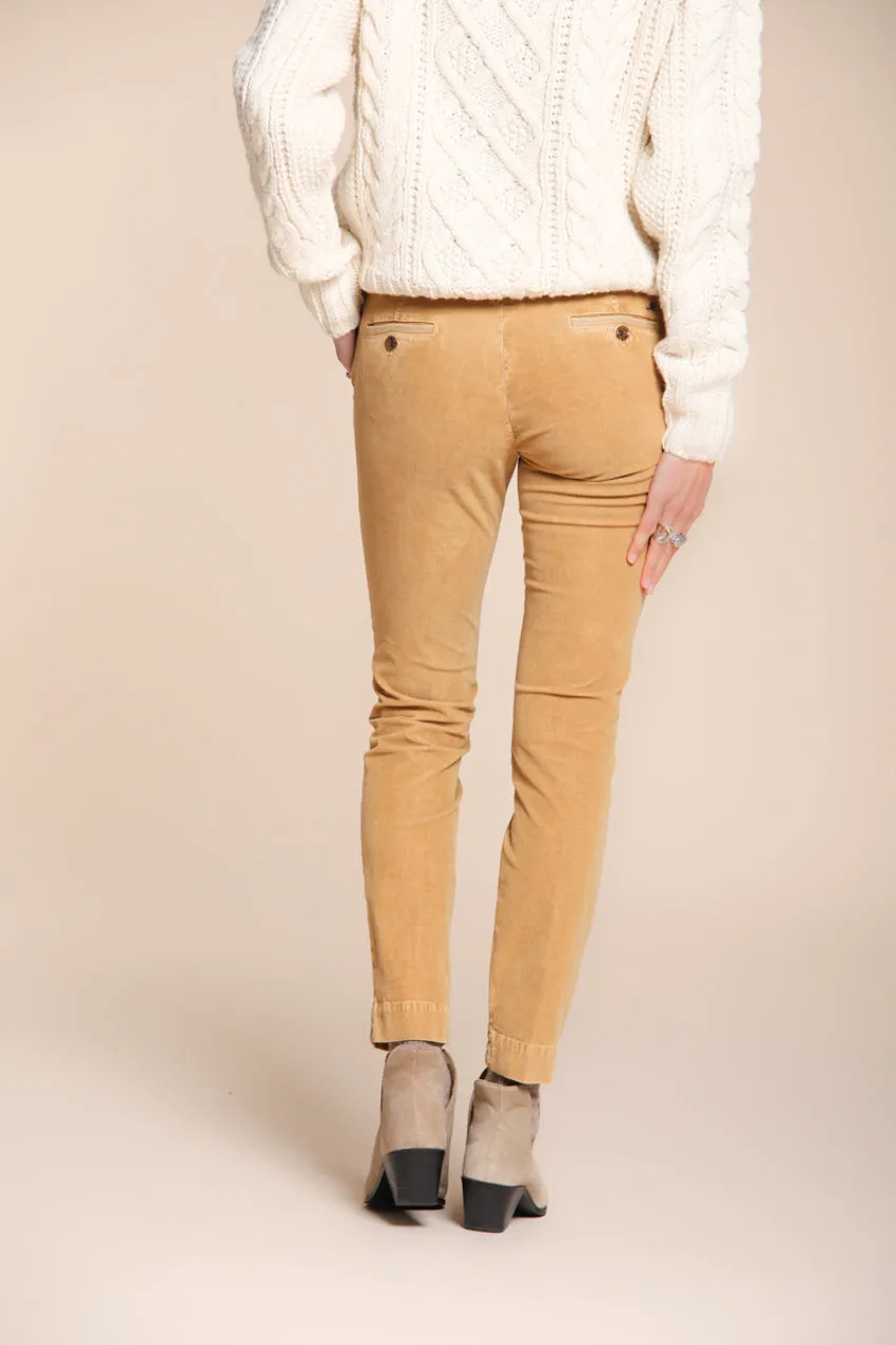 Jaqueline Archivio women’s chino trousers in 1000 wale corduroy slim fit sold by Mason's product image thumbnail 4