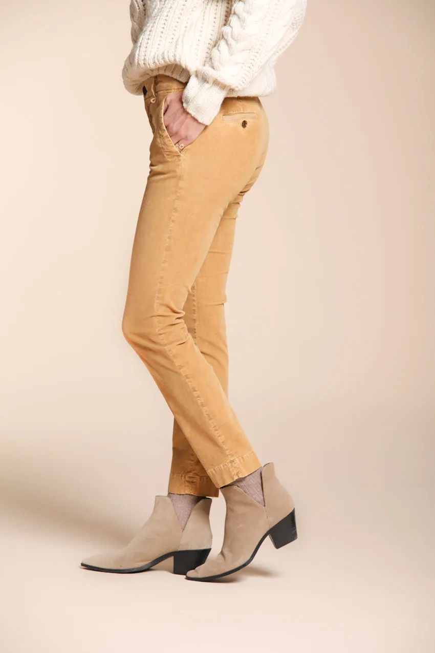 Jaqueline Archivio women’s chino trousers in 1000 wale corduroy slim fit sold by Mason's product image thumbnail 3