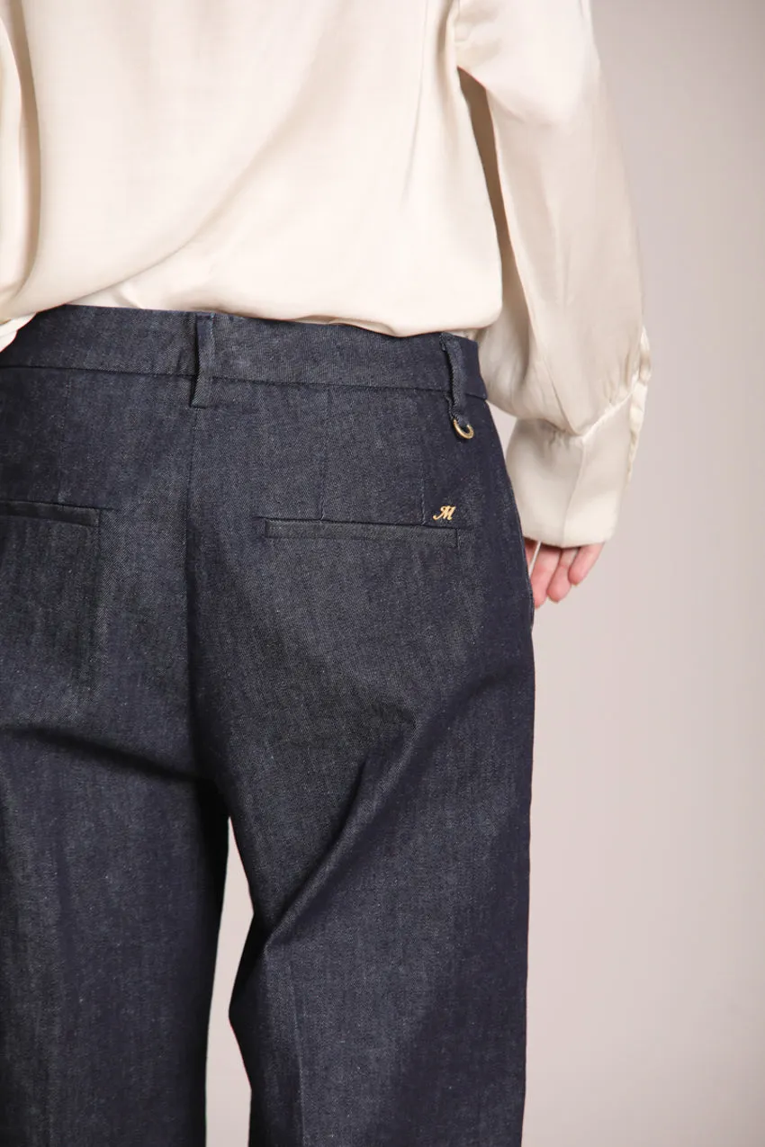 New York Studio women’s chino pants in stretch denim wide leg sold by Mason's product image thumbnail 2