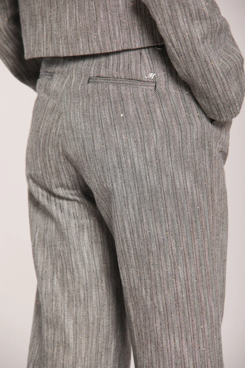 New York Studio women’s chino pants in rib knit with sequins wide leg sold by Mason's product image thumbnail 2