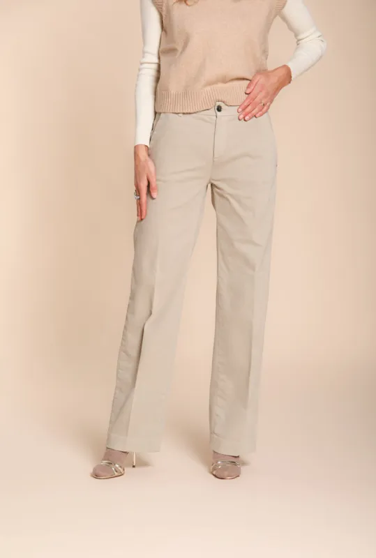 New York Straight women’s chino pants in gabardine straight fit sold by Mason's