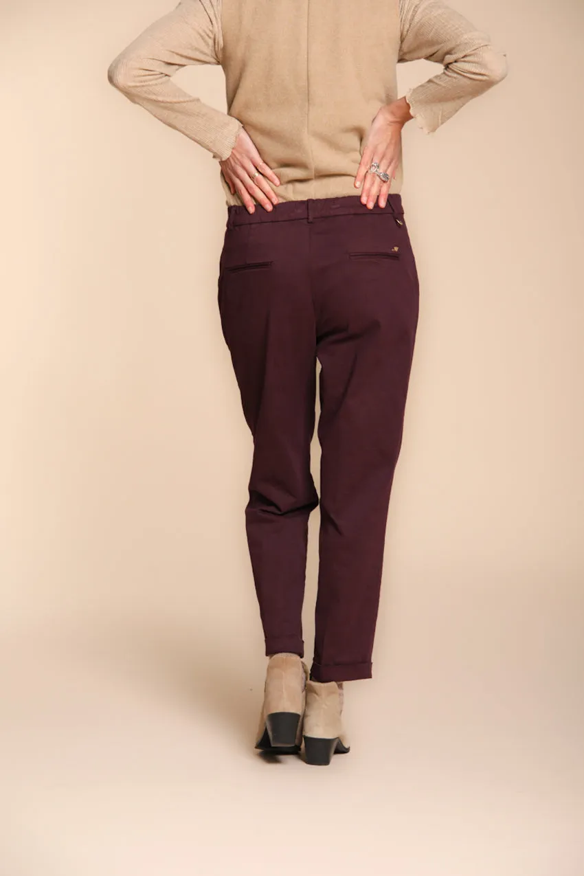 New York Cozy women’s chino pants in gabardine carrot fit sold by Mason's product image thumbnail 4