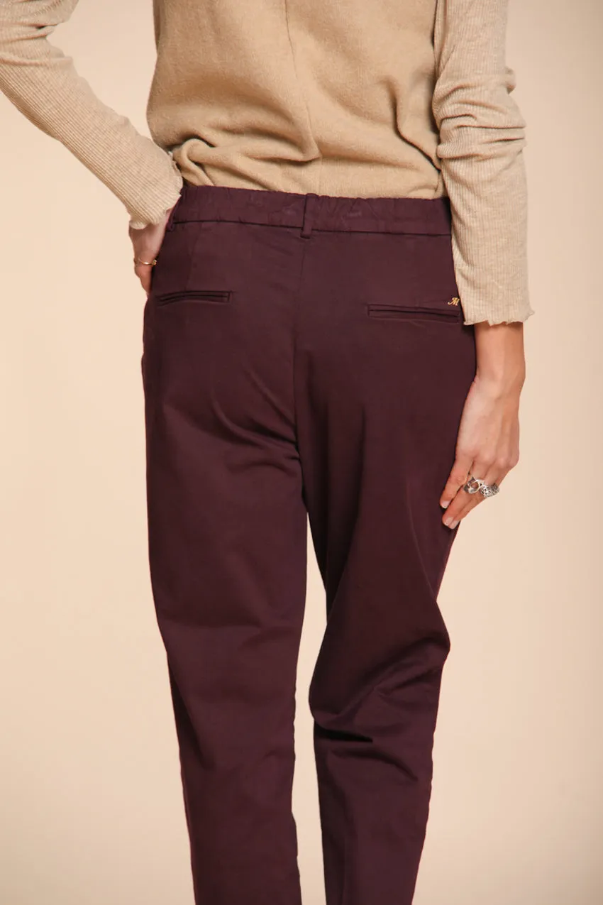 New York Cozy women’s chino pants in gabardine carrot fit sold by Mason's product image thumbnail 5
