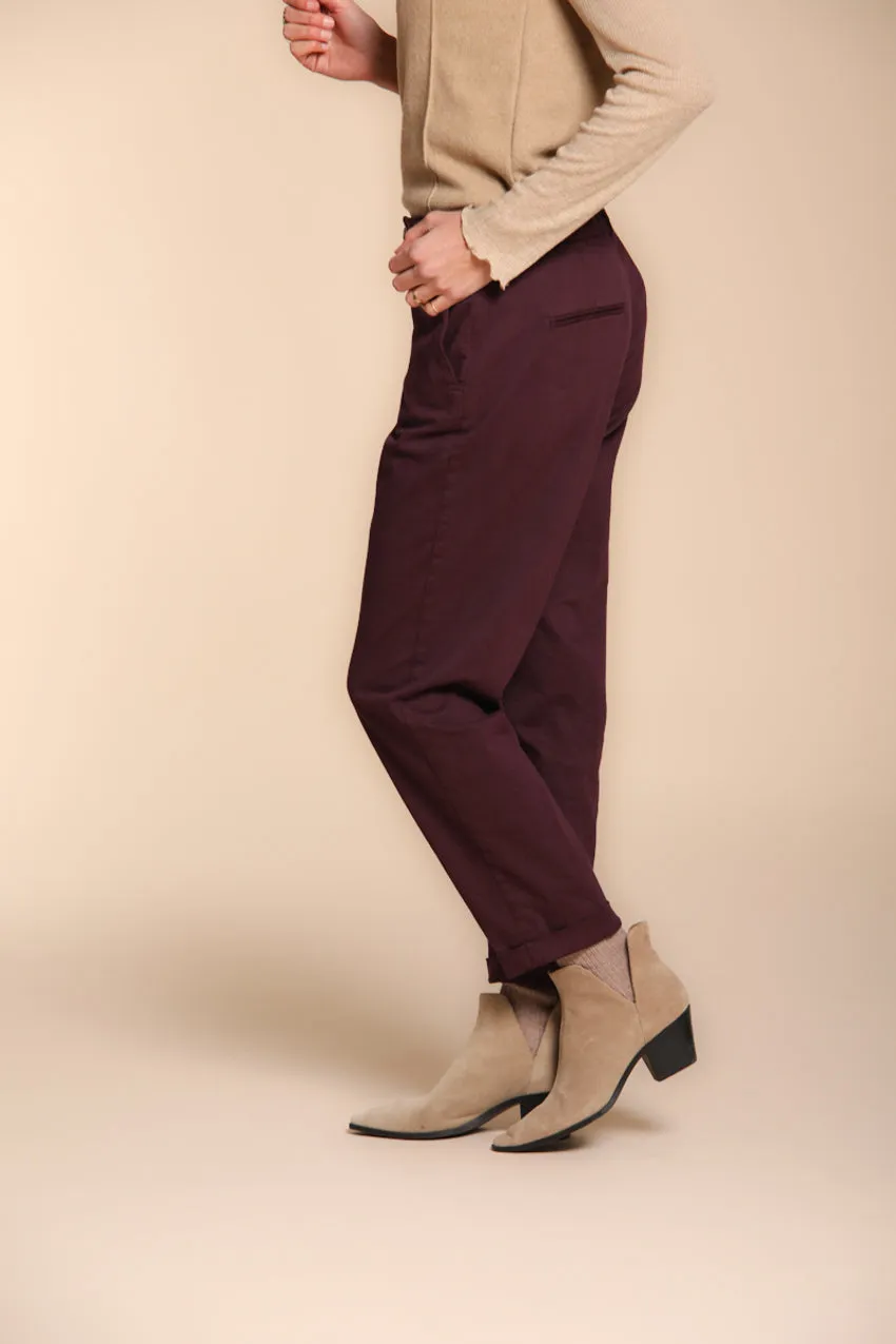 New York Cozy women’s chino pants in gabardine carrot fit sold by Mason's product image thumbnail 3